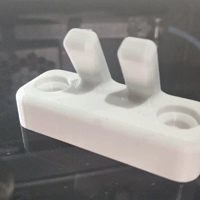 Mẫu móc treo đôi đa năng 3D (Gancho Doble) dùng bắt vít