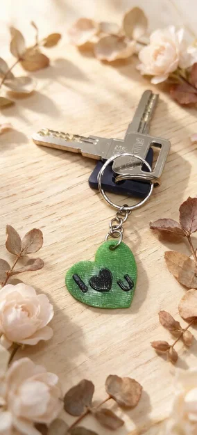 Móc khóa trái tim I Love You - Mẫu in 3D quà tặng ý nghĩa - Image 2