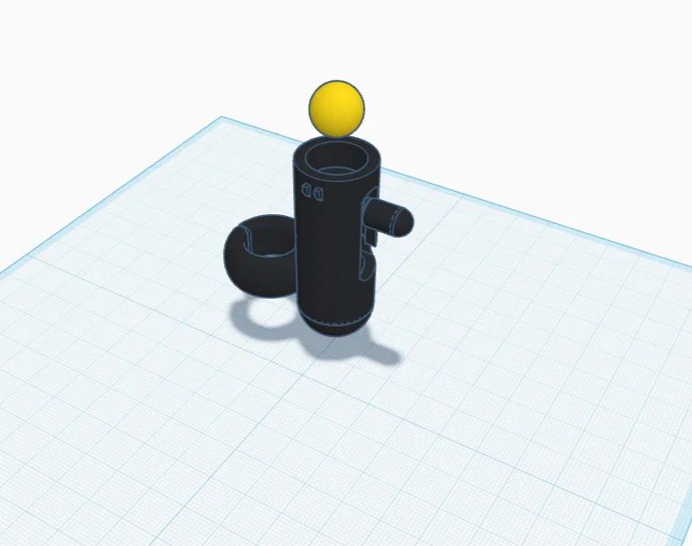 Mô hình súng bắn bi đeo ngón tay (canon a bille bague) in 3D - Image 1