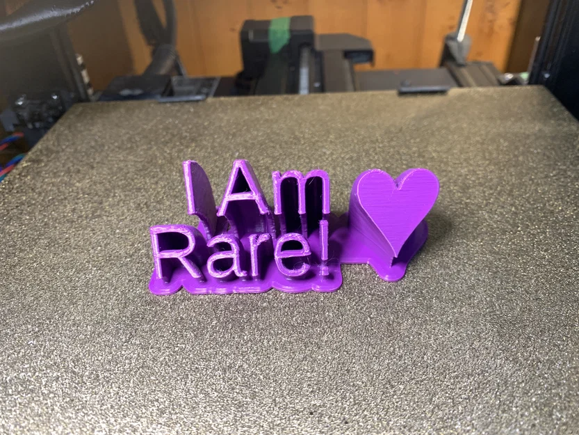 Mô hình 3D I Am Rare! - Món quà ý nghĩa cho ngày Tăng áp phổi - Image 1