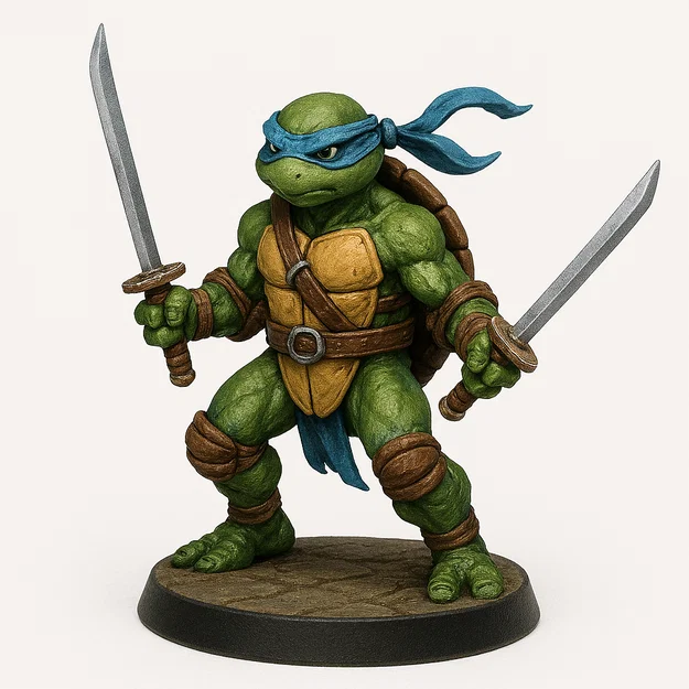Bộ sưu tập mô hình 3D TMNT Ninja Rùa cho người sưu tầm - Image 2