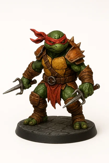 Bộ sưu tập mô hình 3D TMNT Ninja Rùa cho người sưu tầm - Image 7