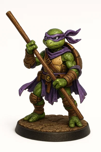 Bộ sưu tập mô hình 3D TMNT Ninja Rùa cho người sưu tầm - Image 8