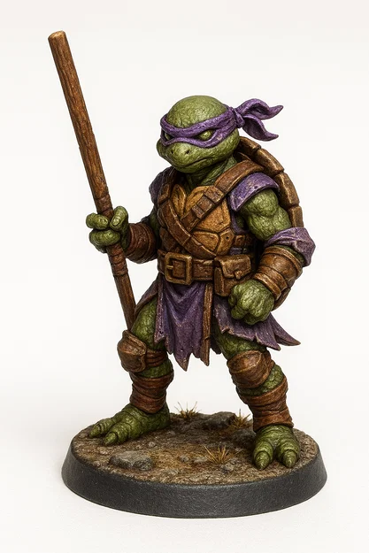 Bộ sưu tập mô hình 3D TMNT Ninja Rùa cho người sưu tầm - Image 9