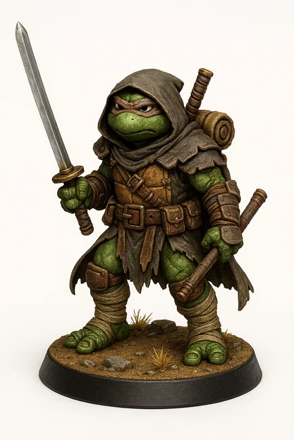 Bộ sưu tập mô hình 3D TMNT Ninja Rùa cho người sưu tầm - Image 12