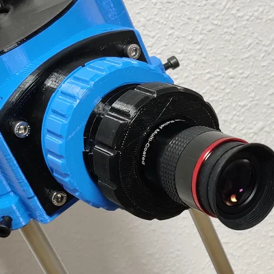 Bộ lấy nét xoắn không xoay (non-rotating helical focuser) dùng collet cho kính Hadley