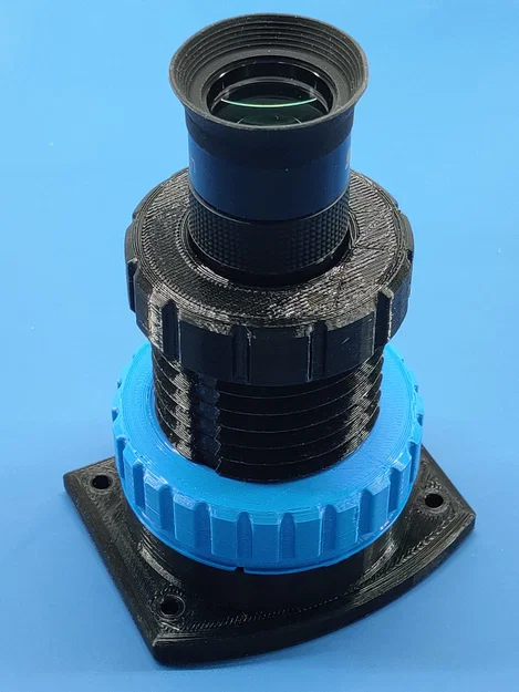 Bộ lấy nét xoắn không xoay (non-rotating helical focuser) dùng collet cho kính Hadley - Image 2