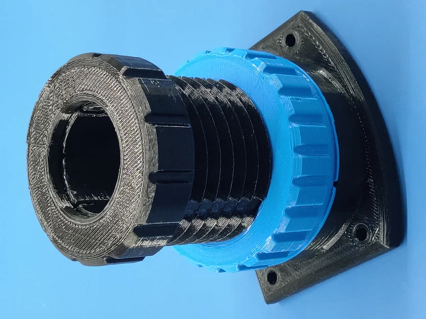 Bộ lấy nét xoắn không xoay (non-rotating helical focuser) dùng collet cho kính Hadley - Image 14