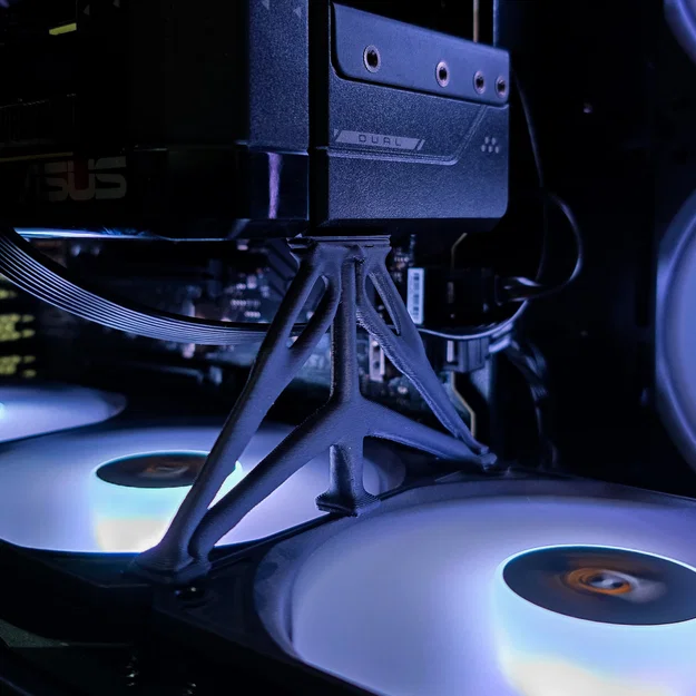 Giá đỡ GPU thiết kế tối giản cho vỏ máy tính dạng bể cá - Image 1