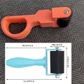 Tay cầm công thái học thay thế cho con lăn cao su mini - Thumbnail 1
