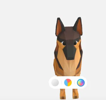 Mô hình chú chó Becgie Đức Low Poly cho máy in 3D - Image 2