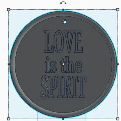 Đồng xu kỷ niệm Love is the Spirit - Quà tặng ý nghĩa từ in 3D