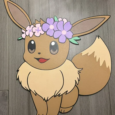Tranh treo tường Eevee khổ lớn, không cần AMS