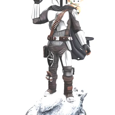 Mô hình The Mandalorian & Grogu