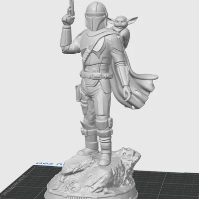 Mô hình The Mandalorian & Grogu