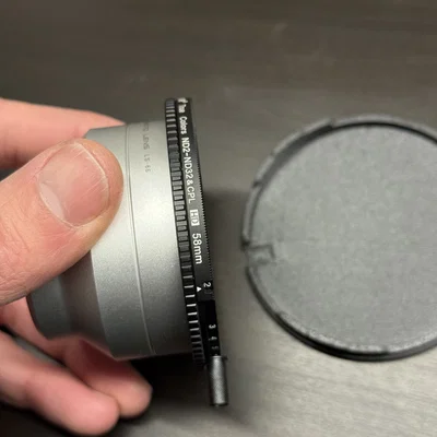 Nắp Đậy/Chụp Bảo Vệ Filter (Neweer 58mm ND/CPL)
