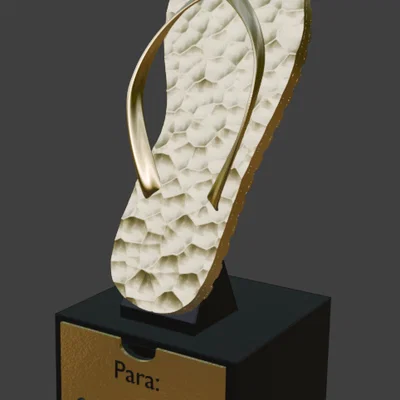 Cúp Dép Chancla Họa Tiết Voronoi (Chancla Trophy Voronoi)
