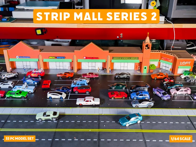 Bộ Mô Hình Strip Mall Series 2 - Diorama Tỷ Lệ 1:64 - Image 1