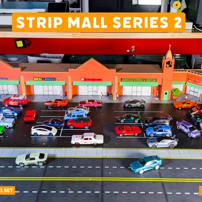 Bộ Mô Hình Strip Mall Series 2 - Diorama Tỷ Lệ 1:64