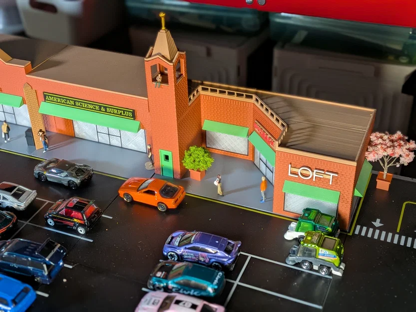 Bộ Mô Hình Strip Mall Series 2 - Diorama Tỷ Lệ 1:64 - Image 4