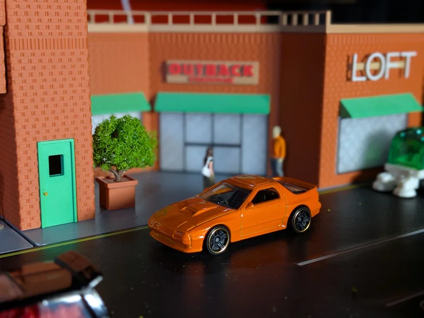 Bộ Mô Hình Strip Mall Series 2 - Diorama Tỷ Lệ 1:64 - Image 10