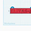 Mô hình nhân vật Eliyas và bảng tên trang trí 3D độc đáo - Thumbnail 2