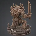 Bloodbound Realms – Undead – Ossuary Golem (Mô hình 3D Dark Fantasy STL) - Thumbnail 3