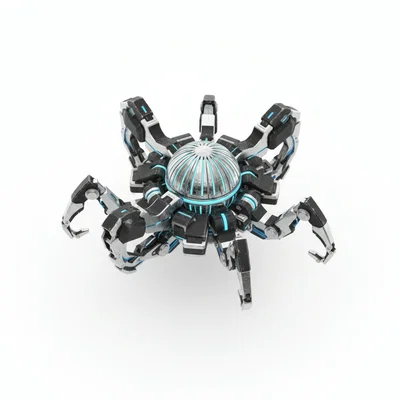 Mô hình chú nhện cơ khí UFO Spider độc đáo cho người mê in 3D