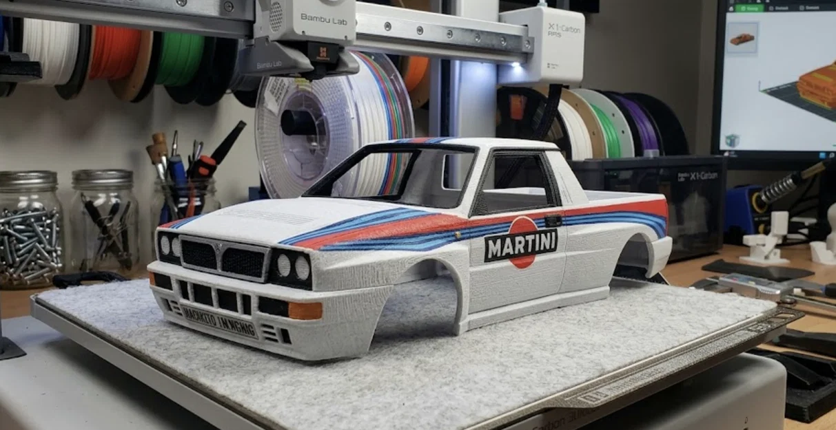 Mô hình vỏ xe RC Lancia Delta Pickup Concept in 3D ấn tượng - Image 1