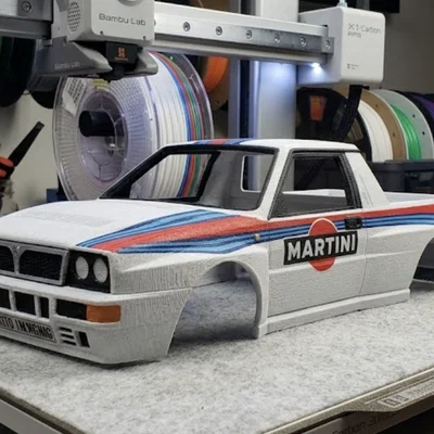 Mô hình vỏ xe RC Lancia Delta Pickup Concept in 3D ấn tượng