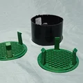 Nắp đậy lõi cuộn nhựa Hellbot Ecofila (Hộp đựng hạt hút ẩm) - Thumbnail 1