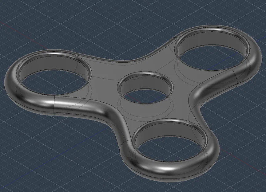 Fidget Spinner không dùng vòng bi (Bearing-less) - Image 1