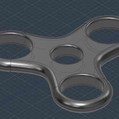 Fidget Spinner không dùng vòng bi (Bearing-less)