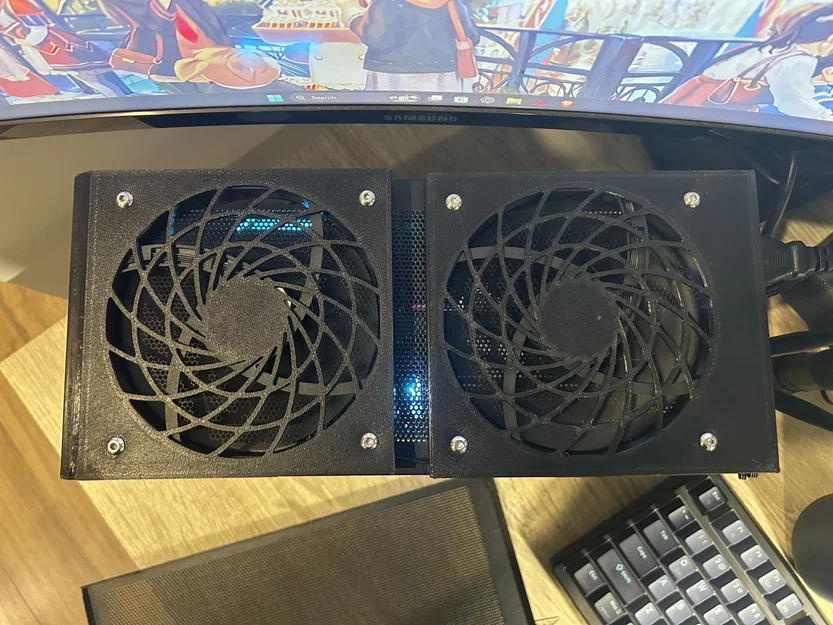 Bộ mod tản nhiệt TwinVortex Dual Fan cho case S300 - Image 2