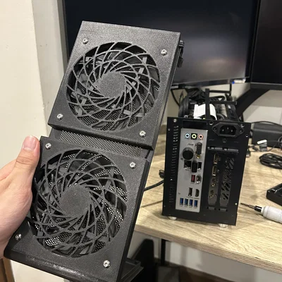Bộ mod tản nhiệt TwinVortex Dual Fan cho case S300