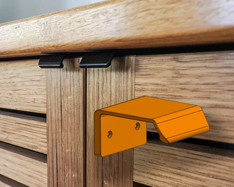 TAY NẮM CỬA TỦ TỐI GIẢN (DISCRETE CABINET DOOR PULLS) - Image 1