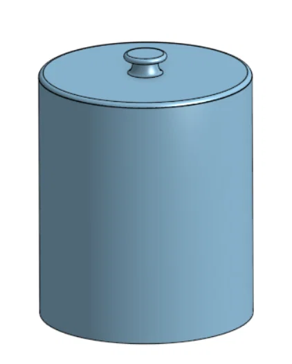 Mô hình hũ đựng bánh kẹo (Cookie Jar) in 3D tinh tế - Image 1