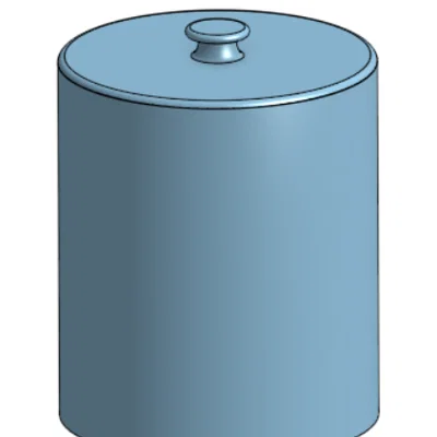 Mô hình hũ đựng bánh kẹo (Cookie Jar) in 3D tinh tế