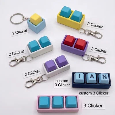 Đồ chơi Keyboard Clicker Fidget - Hỗ trợ custom keycap