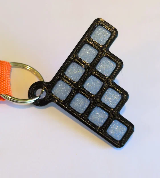 Móc khóa IONIQ Charging Lights - Phụ kiện in 3D cho xe điện Hyundai - Image 2