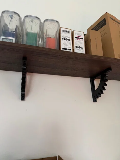 Giá đỡ kệ treo tường phong cách bánh răng (Self bracket) - Image 1