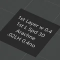 Mẫu in kiểm tra độ chi tiết lớp đầu tiên nhanh (Fast First Layer Detail Test) - Thumbnail 2