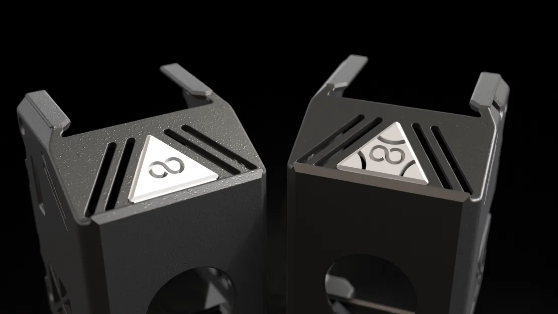 Miếng ốp khe thông gió biểu tượng vô cực cho nắp đầu in SE3D Elegoo Centauri Carbon 1 v2.0 - Image 1