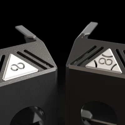 Miếng ốp khe thông gió biểu tượng vô cực cho nắp đầu in SE3D Elegoo Centauri Carbon 1 v2.0
