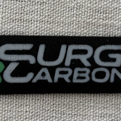 Móc khóa in 3D Surge Carbon phong cách cho xe đạp điện