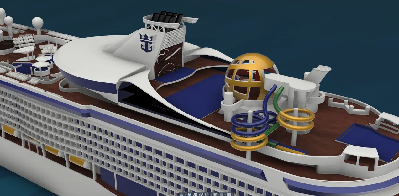 Mô hình tàu du lịch Royal Caribbean Mariner of the Seas 3D - Image 1