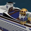 Mô hình tàu du lịch Royal Caribbean Mariner of the Seas 3D - Thumbnail 1