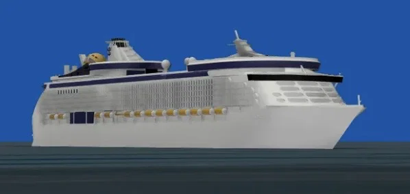 Mô hình tàu du lịch Royal Caribbean Mariner of the Seas 3D - Image 3