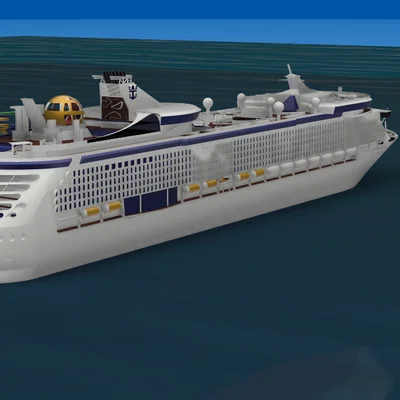 Mô hình tàu du lịch Royal Caribbean Mariner of the Seas 3D