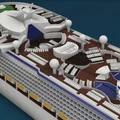 Mô hình tàu du lịch Royal Caribbean Mariner of the Seas 3D - Thumbnail 5